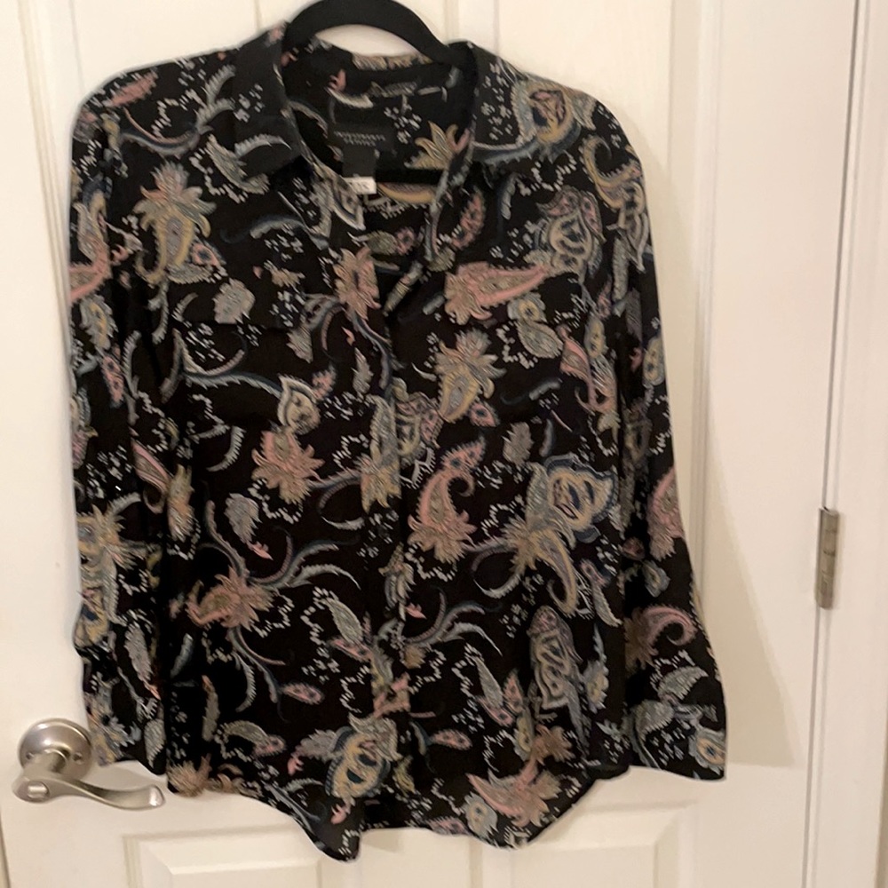 Long sleeved or 3/4 sleeved blouse, petite large